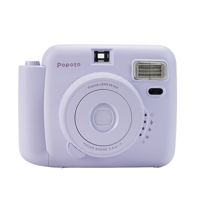 Instant camera, mini film, straight-out-of-camera, student camera, portable camera for student campus travel.