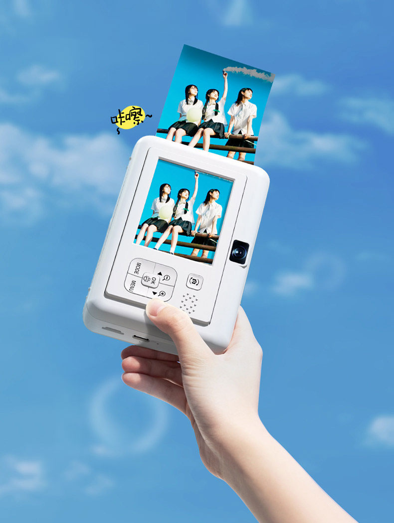 Instant camera, selfie camera, video recording